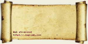 Zorana Josić vizit kartica